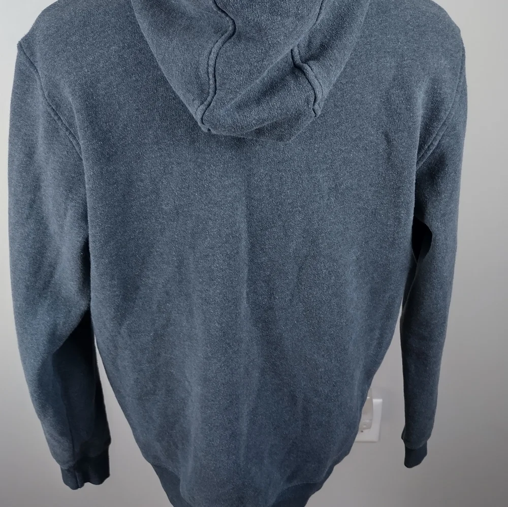 ADIDAS Big Lettering Pullover Hoodie Adult Size Large With Insulation Hipster